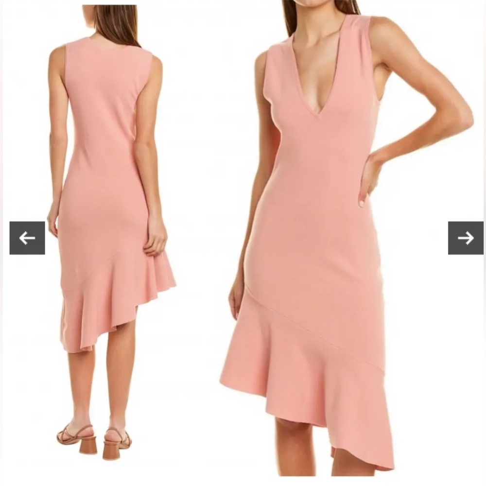 525 America Blush Asymmetrical Dress